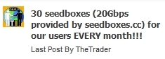 30 Seedboxes